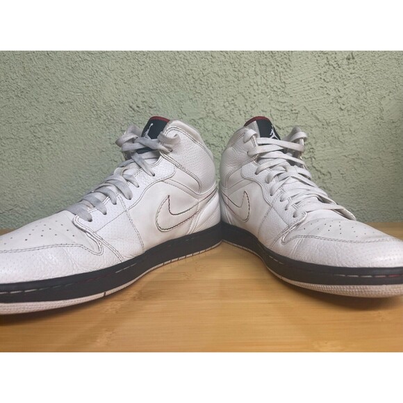 Nike Air Jordan 1 Retro Cinco De Mayo Mens White 2009 Sneaker 136065-107 Size 13 main image 5